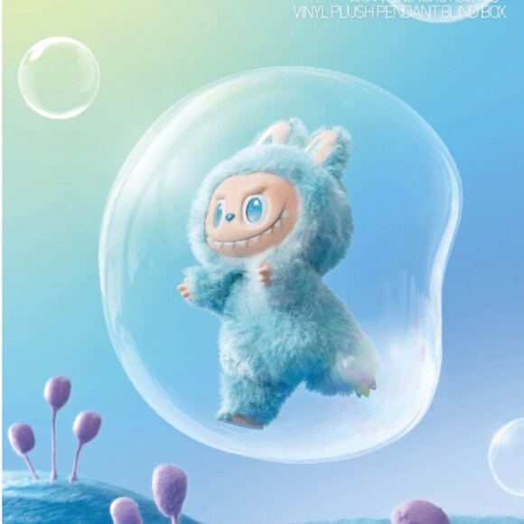 Authentic Pop Mart Monsters Big Into Energy Labubu Plush Pendant Hope SEALED - Picture 3 of 7